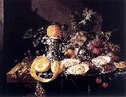 Cornelis de Heem Still-Life with Oysters oil